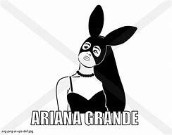 Image result for Ariana Grande Silhouette Outline