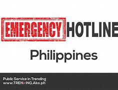 Image result for Manila Emergency Hotline