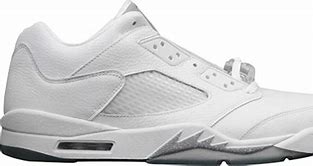 Image result for Air Jordan 5 White Metallic Silver