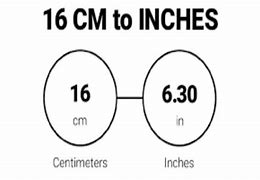 Image result for 16Cm to Inch