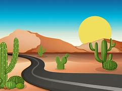 Image result for Desert Road Cartoon