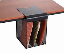 Résultat d’images pour safco faux leather 2 shelf desk organizer