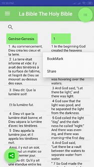 Image result for French and English Parallel Bible