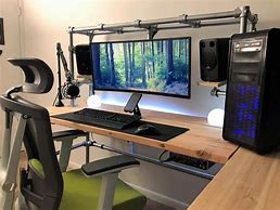 Image result for DIY Computer Desk Setup