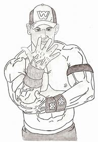 Image result for WWE John Cena Drawing