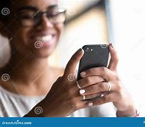 Image result for Black Woman Holding iPhone