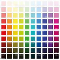 Color Spectrum Chart With Hundred Different Colors In