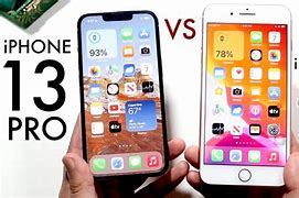 Image result for iPhone 13 Pro vs 8 Plus Size