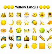 Image result for All Yellow iPhone Emojis