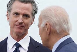 Image result for Gavin Newsom and Joe Biden