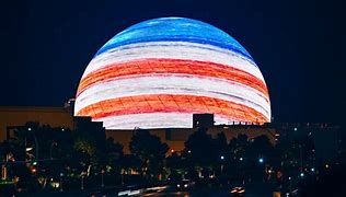 Image result for MSG Sphere Las Vegas Images 4th of July