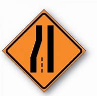 Image result for Right Lane Drop Sign