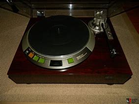 Image result for Old Denon Turntable with Push Buttons at the Front