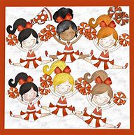 Image result for Red Cheerleader Clip Art
