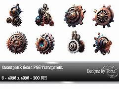 Image result for Steampunk Gears Transparent Background