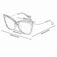 Image result for Clip On Sunglasses Size Chart