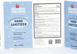 Image result for Hand Sanitizer Label