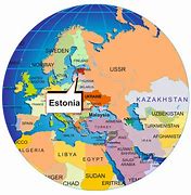 Image result for Estonia World Map