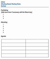 Image result for Meeting Summary Template Word