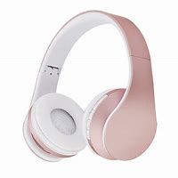 Image result for Foldable Headphones with Microphone Rose Gold