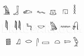 Image result for Hieroglyphics Outline