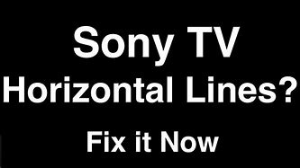 Image result for Horizontal Lines On Sony TV Screen