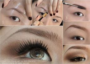 Image result for Eyebrow Stencil Before and After