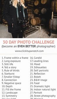 Image result for Photography Challenge Ideas