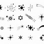 Image result for Shooting Star Coming Out Clip Art Black and White