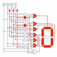 Image result for Seven Segment Display Circuit