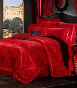 Image result for Red Satin Bed Sheets