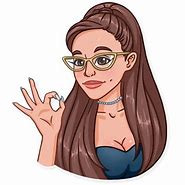 Image result for Ariana Grande Blue Aesthetic Stickers