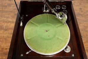 Image result for Antique Crystola Wind Up Phonograph
