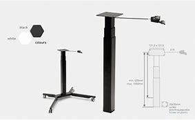 Image result for Height Adjustable Table Column