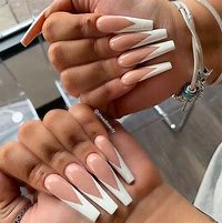 Image result for Nails Frenchie Coffin