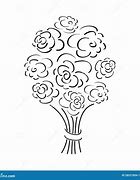 Image result for Rose Bouquet Clip Art Black and White