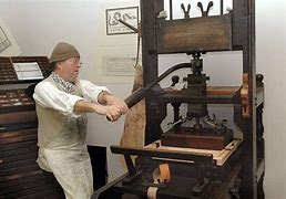 Image result for 1700s Printing Press