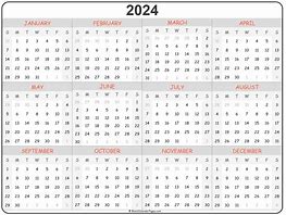 Image result for 2024 Calendar Template