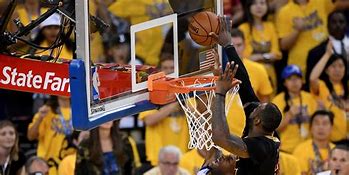 Image result for LeBron James Block NBA Finals