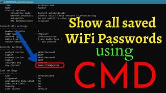 Image result for Windows Wifi Password Cmd