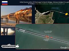 Image result for Kerch Bridge Cracks