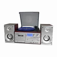 Image result for Stereo with Turntable Cassette CD Player