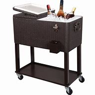Image result for Ice Cooler Cart On Wheels