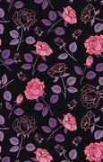 Image result for Black Floral Goth Wallpaper