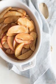 Image result for Small Batch of Sliced Baked Apples