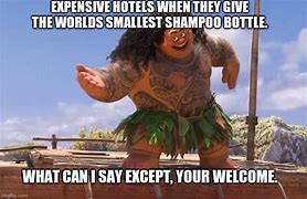 Image result for Hotel Shampoo Meme