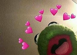 Image result for Aesthetic Kermit the Frog Heart Memes