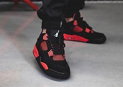 Image result for Air Jordan 4 Red