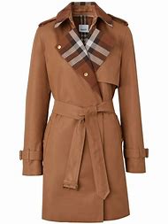 Image result for Burberry Check Trench Coat