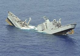 Image result for Navy Ship Sinking